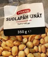 Mängden socker i Suolapähkinät