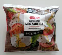 Mängden socker i Laktoositon mozzarella