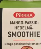 Mängden socker i Mango-passion hedelmä smoothie
