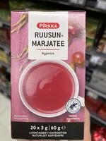 Mängden socker i ruusunmarjatee