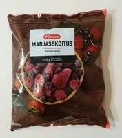 Mängden socker i Marjasekoitus pakaste