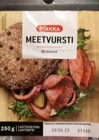 Mängden socker i Pirkka meetvursti