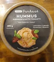 Mängden socker i Hummus aurinkokuivattu tomaatti