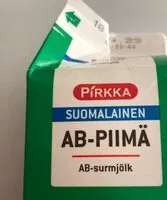 Mängden socker i AB-piimä