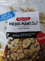 Mängden socker i Fruit Müsli
