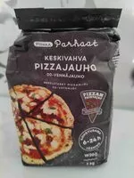 Mängden socker i Keskivahva pizzajauho