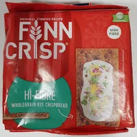 Mängden socker i Finn Crisp Hi-fiber Crisp Bread