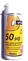 Mängden socker i D-vita 50µg