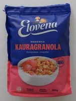 Mängden socker i Kauragranola Mansikka