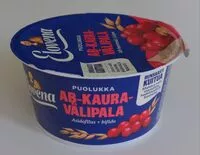 Mängden socker i AB-kauravälipala Puolukka