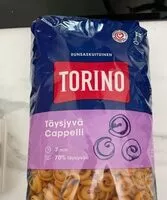 Mängden socker i Torino täysjyvä cappelli pasta