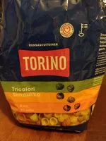 Mängden socker i Pasta tricolori simpukka