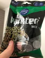 Mängden socker i Pantteri mix
