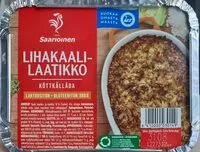 Mängden socker i Saarioinen meat cabbage casserole