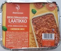 Mängden socker i Saarioinen Chicken macaroni casserole