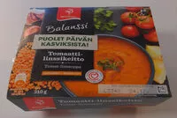 Mängden socker i Tomaatti-linssikeitto
