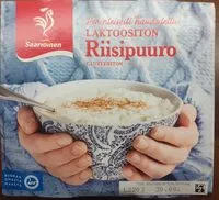 Mängden socker i Saarioinen lactose-free rice porridge