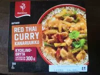 Mängden socker i Ted thai curry kanaruukku