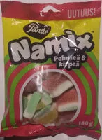 Mängden socker i Namix Pehmeä & Kirpeä