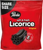 Mängden socker i Panda Soft & Fresh Licorice Original 550G
