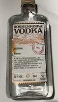 Mängden socker i Koskenkorva Vodka