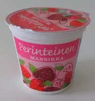 Mängden socker i Perinteinen mansikka