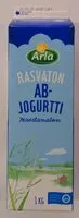 Mängden socker i Rasvaton AB-jogurtti maustamaton