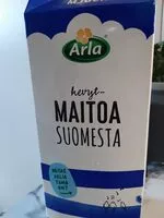 Mängden socker i Kevytmaitoa Suomesta