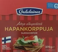 Mängden socker i Hapankorppuja