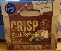 Mängden socker i Crisp dark rye