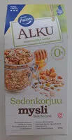 Mängden socker i Muesli Alku
