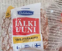Mängden socker i Jälkiuunipalat Täysjyväkauraleipä