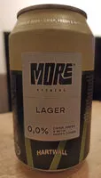 Mängden socker i More Lager 0,0%