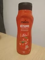 Mängden socker i Ketsuppi