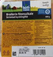 Mängden socker i Broilerin fileesuikale