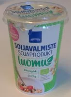 Mängden socker i Soijavalmiste luomu