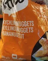 Mängden socker i Kananugetit