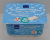 Mängden socker i Maustamaton rahka