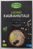 Mängden socker i Luomukaurahiutale
