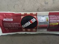 Mängden socker i Morcilla de Burgos de arroz