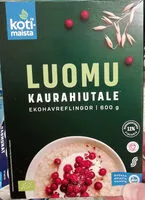 Mängden socker i Luomukaurahiutale