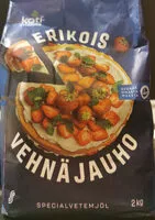 Mängden socker i ErikoisVehnäjauho