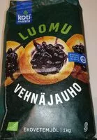 Mängden socker i Luomu Vehnäjauho