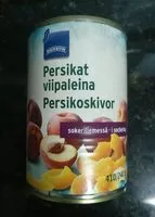 Mängden socker i Persikat viipaleina sokeriliemessä