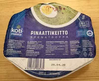 Mängden socker i Pinaattikeitto