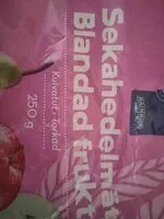 Mängden socker i Sekahedelmät