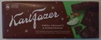 Mängden socker i Karl Fazer omena, krokantti & hasselpähkinä