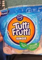 Mängden socker i Tutti Frutti Rings