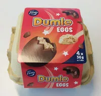 Mängden socker i Dumle Mousse egg 4-pack