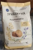 Mängden socker i Jyväshyvä Kaurakeksi